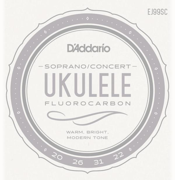 DAddario EJ99SC CARBON - zestaw strun do ukulele sopranowego i koncertowego