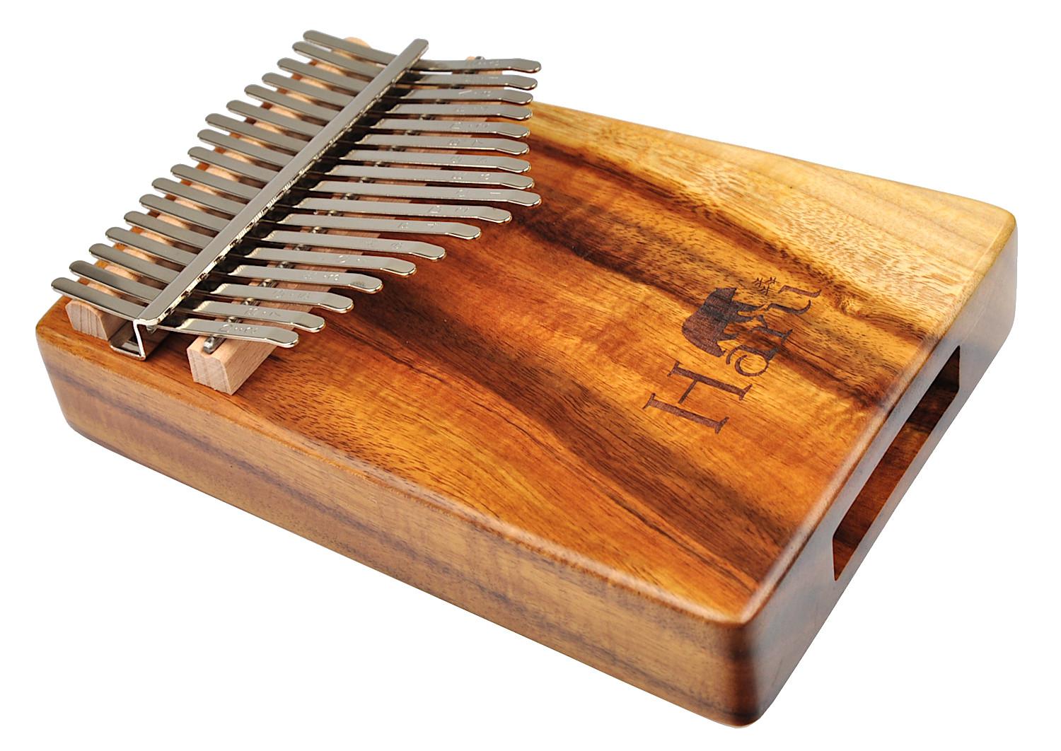 Kalimba 17-keys KOA WOOD SET-06 - 17-to głosowa kalimba z litego drewna KOA z zestawem akcesoriów 