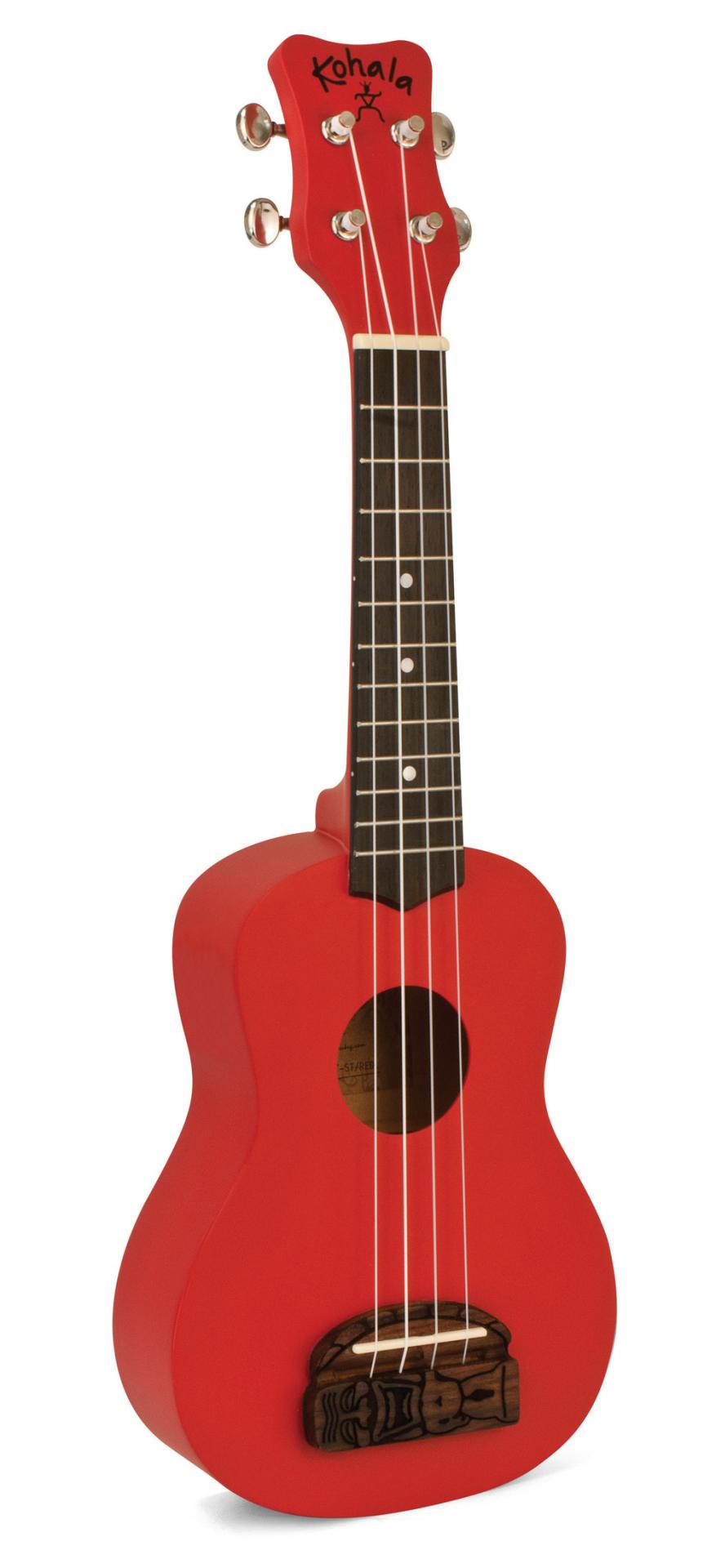 KOHALA Tiki KT-SRD SOPRANO - czerwone ukulele sopranowe