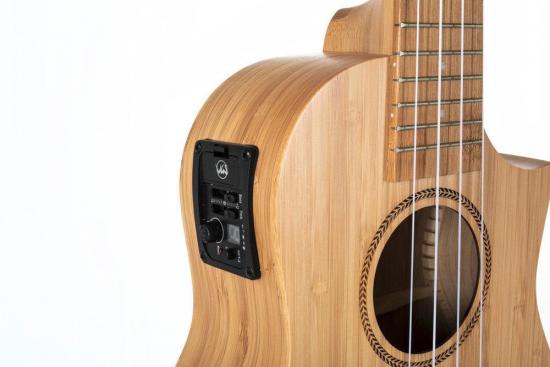 VGS MANOA K-CO-BBE - Ukulele koncertowe elektro-akustyczne z litego bambusa w pokrowcu