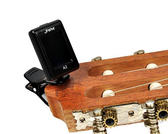 Jeremi A2BK - elektroniczny stroik tuner chromatyczny do gitary, basu, ukulele, skrzypiec