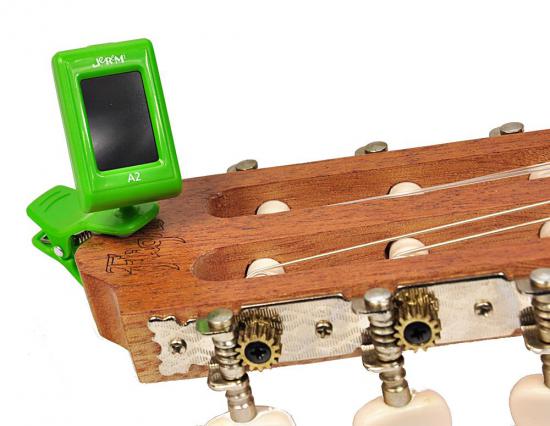 Jeremi A2GR - elektroniczny stroik tuner chromatyczny do gitary, basu, ukulele, skrzypiec