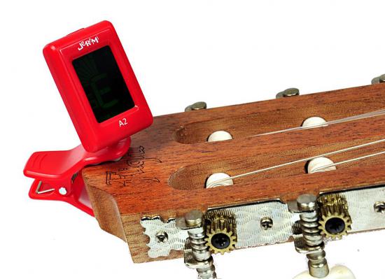 Jeremi A2RD - elektroniczny stroik tuner chromatyczny do gitary, basu, ukulele, skrzypiec