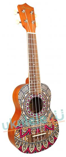 BAMBOO BU-21L Deep Ocean  - Ukulele sopranowe z linii Mandala w komplecie z pokrowcem