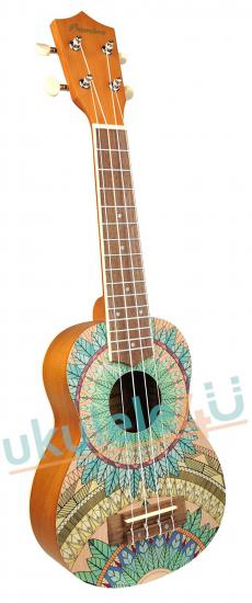 BAMBOO BU-21L Fresh - Ukulele sopranowe z linii Mandala w komplecie z pokrowcem