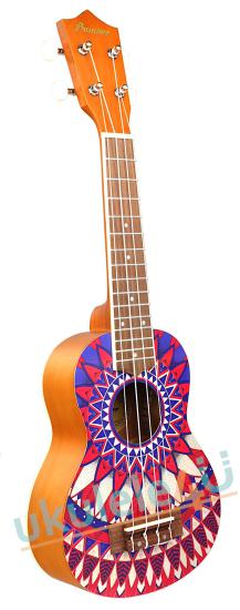 BAMBOO BU-21L Passion - Ukulele sopranowe z linii Mandala w komplecie z pokrowcem