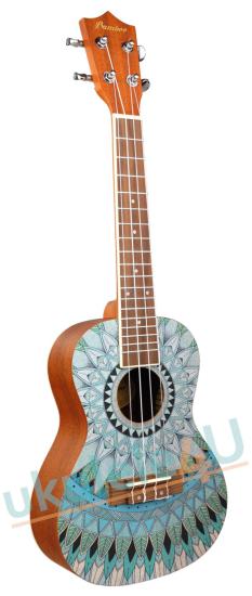BAMBOO BU-23S Jade - Ukulele koncertowe z linii Mandala w komplecie z pokrowcem