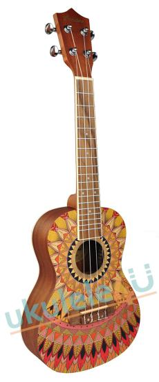 BAMBOO BU-23S Summer - Ukulele koncertowe z linii Mandala w komplecie z pokrowcem