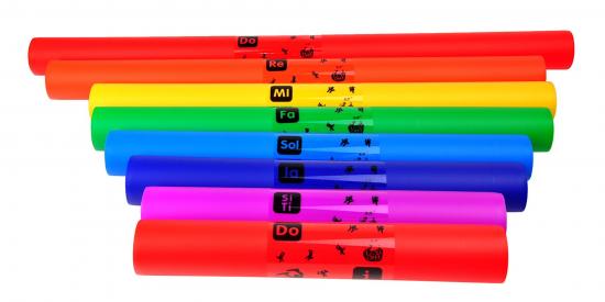 Bum Bum Rurki TUBE-8 - Zestaw kolorowych rurek 8 dźwięków 