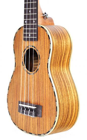 Flycat C40S - Ukulele sopranowe z drzewa ZEBRANO