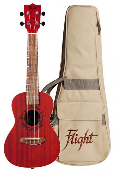 Flight DUC380 Coral - Ukulele koncertowe z pokrowcem