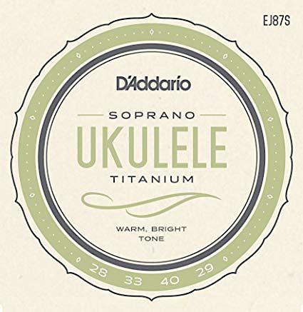 DAddario EJ87S TITANIUM- zestaw strun do ukulele sopranowego