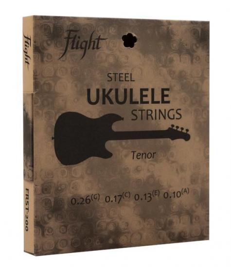 Flight FRST-200 Still Ukulele Strings - Komplet stalowych strun do ukulele elektrycznego tenorowego