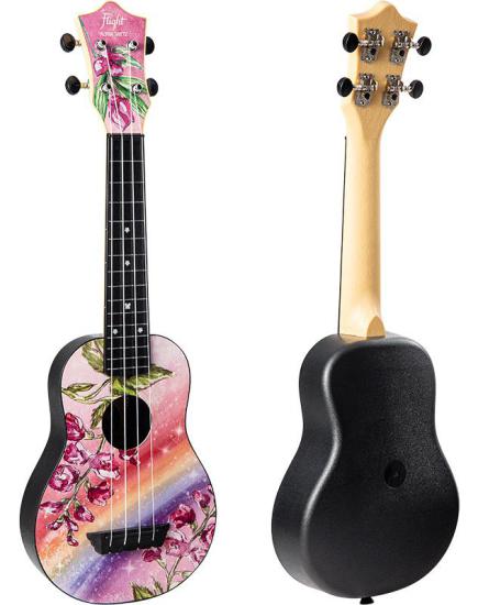 Flight TUS ALYONA SHVETZ  Signature - ukulele sopranowe z pokrowcem z serii TRAVEL