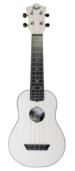 FLIGHT TUS35WH - Białe ukulele sopranowe styl OVATION z pokrowcem
