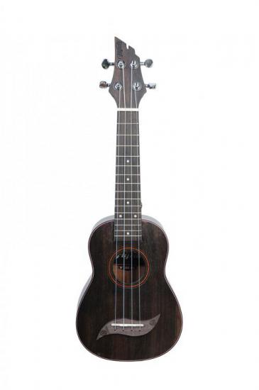 Flycat WAVE W10C BK - Ukulele koncertowe w kolorze czarnym transparentnym