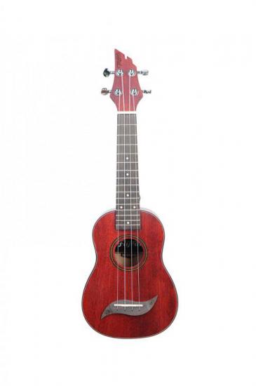 Flycat WAVE W10C RD - Ukulele koncertowe w kolorze czerwonym transparentnym