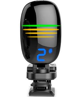 FZONE FT-16 - Chromatyczny tuner do strojenia na klips z wyraźnym kolorowym wyświetlaczem