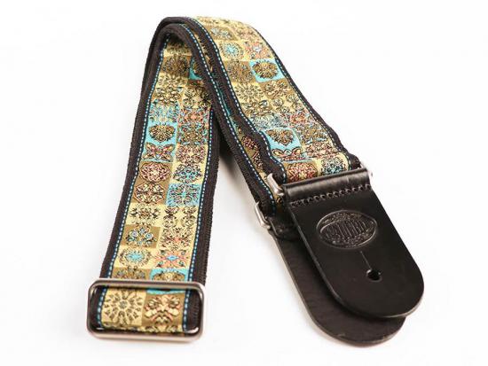 Gaucho GST190-04 - Kolorowy żakardowy pasek do ukulele lub gitary