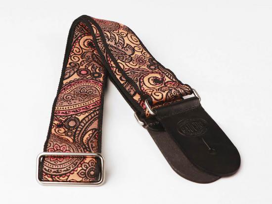 Gaucho GST191-01 - Kolorowy żakardowy pasek do ukulele lub gitary