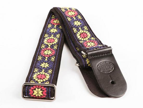 Gaucho GST187-5 - Kolorowy żakardowy pasek do ukulele lub gitary