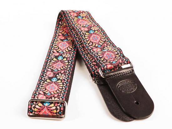 Gaucho GST189-06 - Kolorowy żakardowy pasek do ukulele lub gitary