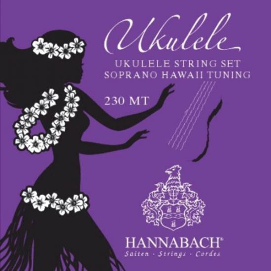 Hannabach 230MT - struny do ukulele sopranowego Hawaiian Tuning: G, C, E, A
