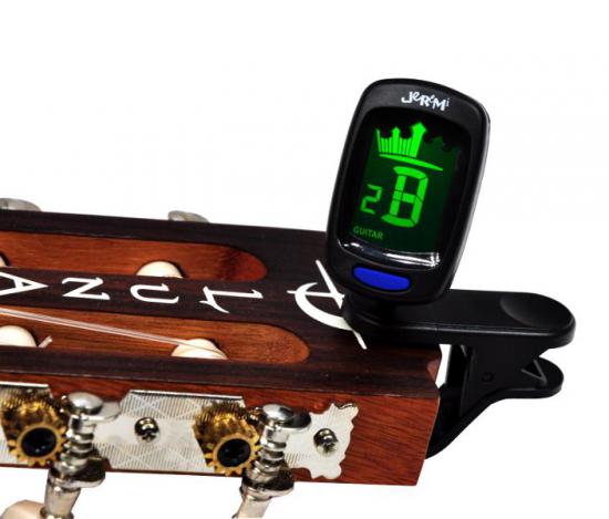 Jeremi A9 - elektroniczny stroik tuner chromatyczny do gitary, basu, ukulele, skrzypiec