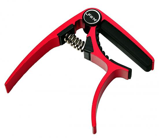 Jeremi U20RD - Kapodaster do ukulele LEKKI CZERWONY