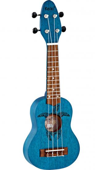 Ortega Keiki K1-BL - Niebieskie ukulele sopranino