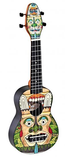 Ortega Keiki K2-TM TOTEM - Ukulele sopranowe  Projektu GUGLIELMO GASLOLI z zestawem akcesoriów