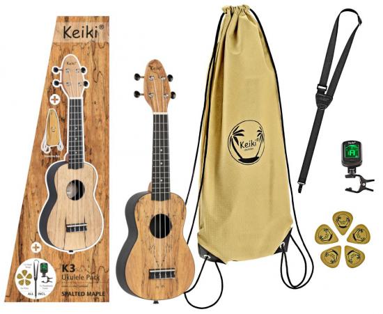 Ortega Keiki K3-SPM - Ukulele sopranowe ze Ortega Keiki K3-SPM - Ukulele sopranowe ze