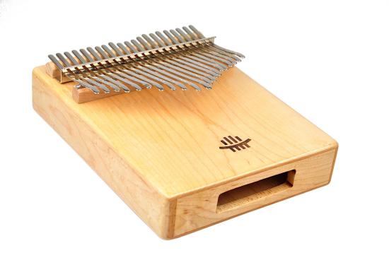 Kalimba 21-keys MAPLE WOOD SET-66 - 21-o głosowa kalimba z litego drewna Klonu z zestawem akcesoriów 