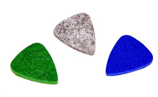 Filcowa kostka do gry na ukulele gr .2,5 mm GREY