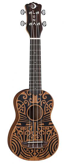 LUNA UKE TRIBAL -Ukulele sopranowe hawajskie tatuaże