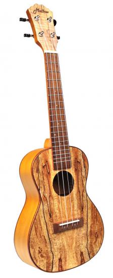 Mellow UKC-118 - Wzorzyste ukulele koncertowe z SPALTED MAPLE + MANGO Mellow UKC-118 - Wzorzyste ukulele koncertowe z SPALTED MAPLE + MANGO