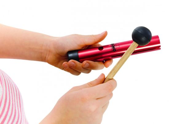 NINO Percussion NINO602R Wah Wah Tube - Red - Rurka Perkusyjna Wah Wah - Czerwona