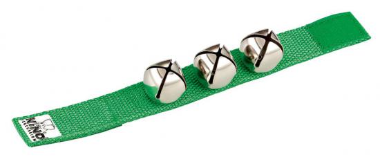 Meinl NINO Percussion NINO961GR Wrist Bell Green - Stalowe jingle, dzwoneczki na nadgarstek Meinl NINO Percussion NINO961GR Wrist Bell Green - Stalowe jingle, dzwoneczki na nadgarstek