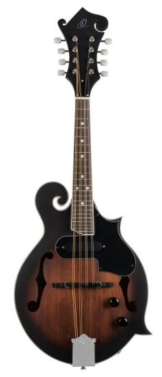 ORTEGA RMFE30-WB F-Style Mandolin 8 String - Satin Whiskey Burst - Elektro-Akustyczna Mandolina typu F-Style w satynowym wykończeniu