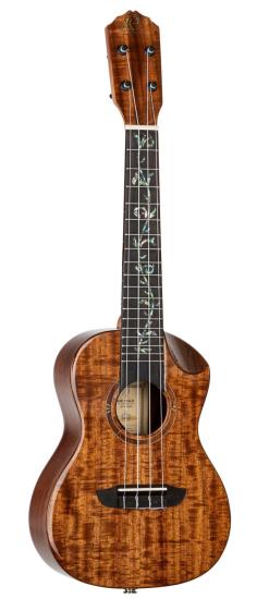 ORTEGA RUET-ACA Elite Series Concert Ukulele - Ukulele koncertowe z litym topem z Akacji na wysoki połysk  z ekskluzywnym pokrowcem