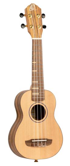 Ortega RUTI-SO Timber Series - Ukulele sopranowe z litego cedru z serii Timber w ekskluzywnym pokrowcu