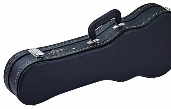 ORTEGA OUCSTD-CC Case Concert Ukulelele - Futerał sklejkowy do ukulele koncertowego w czarnym skóropodobnym obiciu