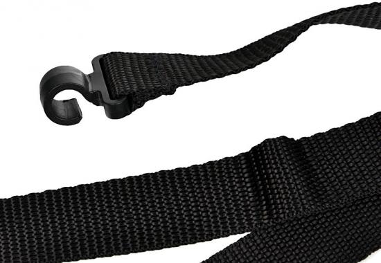 Pasek do ukulele PRESTO PKU Czrny -  krawat z regulowaną długością