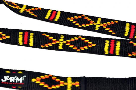 Pasek do ukulele JEREMI PU425-MZC - krawat z regulowaną długością