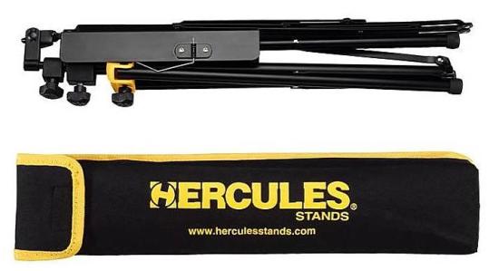 Hercules BS 050 B - Pulpit do nut składany Metalowy BARDZO STABILNY kolor Czarny z pokrowcem