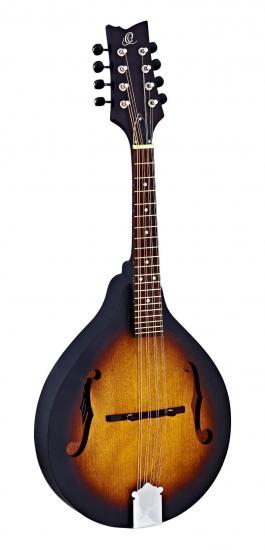 ORTEGA A-Style Series Mandoline Vintage Sunburst (open pore) - Mandolina z mahoniu w satynowym wykończeniu