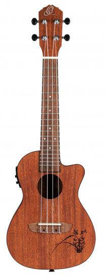 Ortega RU5MM-CE - Ukulele koncertowe elektro-akustyczne z tunerem elektronicznym i cutawayem