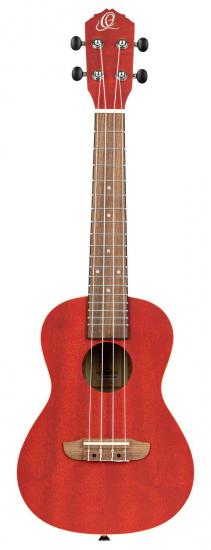 Ortega RUFIRE - ukulele koncertowe w kolorze czerwonym