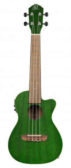 Ortega RUFOREST-CE - Ukulele koncertowe elektro-akustyczne w kolorze zielonym