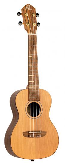 Ortega RUTI-CC - Ukulele koncertowe z litego cedru w ekskluzywnym pokrowcu